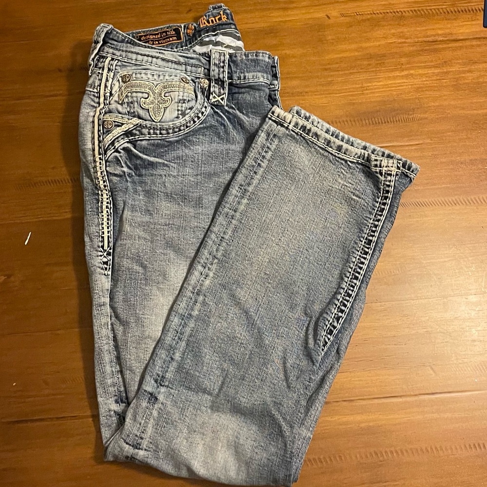 ROCK REVIVAL JEANS. LIKE NEW.